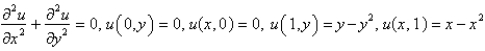 <strong>Consider the problem . A finite difference approximation of the solution is desired, using the approximation of the previous problem. Use a mesh size of The conditions satisfied by the mesh points on the boundary are Select all that apply.</strong> A) at (0, 1/3) and (1/3, 0) B) at (0, 2/3) and (2/3, 0) C) at (1/3, 1/3) and (2/3, 2/3) D) at (1, 1/3) and (1/3, 1) E) at (1, 2/3) and (2/3, 1)