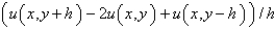<strong>The central difference approximation for with step size is</strong> A) B) C) D) E)