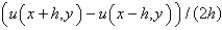 <strong>The central difference approximation for with step size is</strong> A) B) C) D) E)