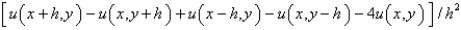 <strong>The five point approximation of the Laplacian is</strong> A) B) C) D) E)