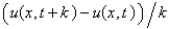 <strong>The forward difference approximation of with step size k is</strong> A) B) C) D) E)