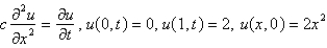 <strong>Consider the problem . Replace with a central difference approximation with and with a forward difference approximation with . The resulting equation is</strong> A) B) C) D) E)
