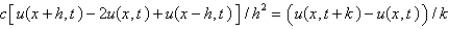 <strong>Consider the problem . Replace with a central difference approximation with and with a forward difference approximation with . The resulting equation is</strong> A) B) C) D) E)