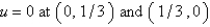 <strong>Consider the problem . A finite difference approximation of the solution is desired, using the approximation of the previous problem. Use a mesh size of The conditions satisfied by the mesh points on the boundary are Select all that apply.</strong> A) B) C) D) E)