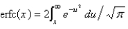 <strong>The complementary error function is defined as</strong> A) B) C) D) E)