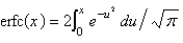 <strong>The complementary error function is defined as</strong> A) B) C) D) E)