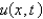 <strong>Consider a semi-infinite, elastic, vibrating string, with zero initial position and velocity, driven by a vertical force at , so that . Assume that . The mathematical model for the deflection, , is</strong> A) B) C) D) E)