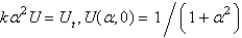 <strong>Apply a Fourier transform in in the previous problem. The resulting equation for is</strong> A) B) C) D) E)