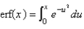 <strong>The error function is defined as</strong> A) B) C) D) E)