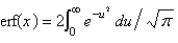 <strong>The error function is defined as</strong> A) B) C) D) E)