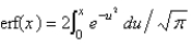 <strong>The error function is defined as</strong> A) B) C) D) E)