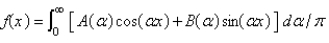 <strong>Let . The Fourier integral representation of f is , where</strong> A) B) C) D) E)