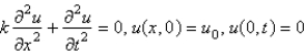 <strong>Consider the problem of finding the temperature in a semi-infinite rod with zero initial temperature and a fixed constant temperature, , at . The mathematical model for this problem is</strong> A) B) C) D) E)