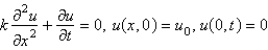 <strong>Consider the problem of finding the temperature in a semi-infinite rod with zero initial temperature and a fixed constant temperature, , at . The mathematical model for this problem is</strong> A) B) C) D) E)