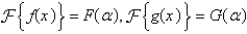 <strong>Suppose . In the convolution theorem, the formula for the Fourier transform is Select all that apply.</strong> A) B) C) D) E) none of the above