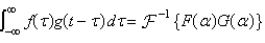 <strong>Suppose . In the convolution theorem, the formula for the Fourier transform is Select all that apply.</strong> A) B) C) D) E) none of the above