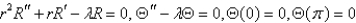<strong>In the previous problem, separate variables using . The resulting problems are</strong> A) B) C) D) E)