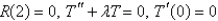 <strong>In the previous problem, after separating variables using . the resulting problems are</strong> A) is bounded B) is bounded C) is bounded D) is bounded E) is bounded