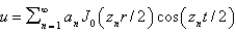 <strong>In the previous four problems, the infinite series solution of the original problem is (for certain values of the constants and )</strong> A) B) C) D) E)