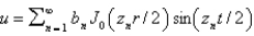 <strong>In the previous four problems, the infinite series solution of the original problem is (for certain values of the constants and )</strong> A) B) C) D) E)