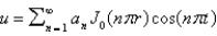 <strong>In the previous four problems, the infinite series solution of the original problem is (for certain values of the constants and )</strong> A) B) C) D) E)