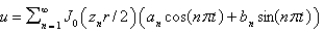 <strong>In the previous four problems, the infinite series solution of the original problem is (for certain values of the constants and )</strong> A) B) C) D) E)