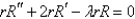 <strong>In separating variables, using, , in the equation , the resulting equation for and is</strong> A) B) C) D) E)