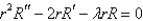 <strong>In separating variables, using, , in the equation , the resulting equation for and is</strong> A) B) C) D) E)