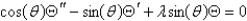 <strong>Using the separation of the previous problem, the equation for becomes</strong> A) B) C) D) E)