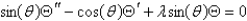 <strong>Using the separation of the previous problem, the equation for becomes</strong> A) B) C) D) E)