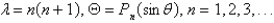 <strong>In the previous problem, if we also require that be bounded everywhere, the solution of the eigenvalue problem is</strong> A) B) C) D) E)