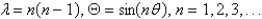 <strong>In the previous problem, if we also require that be bounded everywhere, the solution of the eigenvalue problem is</strong> A) B) C) D) E)