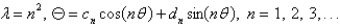 <strong>In the previous problem, the solution of the eigenvalue problem is</strong> A) B) C) D) E)