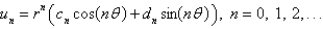 <strong>In the three previous problems, the product solutions are</strong> A) B) C) D) E)