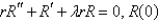 <strong>In the previous problem, after separating variables, the resulting problems are</strong> A) is bounded, B) is bounded, C) is bounded, D) is bounded, E) is bounded,