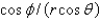 <strong>When changing from Cartesian to spherical coordinates, </strong> A) B) C) D) E)