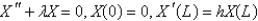 <strong>After separating variables in the previous problem, the eigenvalue problem becomes</strong> A) B) C) D) E)