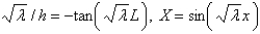 <strong>The solution of the eigenvalue problem in the previous problem is</strong> A) B) C) D) E)