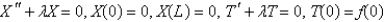 <strong>Consider the equation with conditions . When separating variables with , the resulting problems for are</strong> A) B) C) D) E)