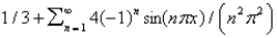 <strong>The Fourier series of the function on is</strong> A) B) C) D) E)