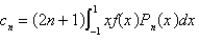 <strong>Using the eigenfunctions of the previous problem, the Fourier-Legendre series for the function is , where</strong> A) B) C) D) E)