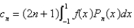 <strong>Using the eigenfunctions of the previous problem, the Fourier-Legendre series for the function is , where</strong> A) B) C) D) E)