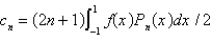<strong>Using the eigenfunctions of the previous problem, the Fourier-Legendre series for the function is , where</strong> A) B) C) D) E)
