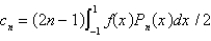 <strong>Using the eigenfunctions of the previous problem, the Fourier-Legendre series for the function is , where</strong> A) B) C) D) E)