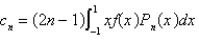 <strong>Using the eigenfunctions of the previous problem, the Fourier-Legendre series for the function is , where</strong> A) B) C) D) E)