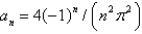 <strong>The Fourier coeficients of the function on are Select all that apply.</strong> A) B) C) D) E)