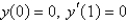 <strong>An example of a regular Sturm-Liouville problem is with boundary conditions Select all that apply.</strong> A) B) C) D) E) is bounded on