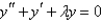 <strong>Which of the following differential equations are in self-adjoint form? Select all that apply.</strong> A) B) C) D) E)