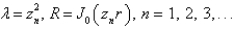 <strong>The solution of the eigenvalue problem is bounded, is </strong> A) B) C) D) E)