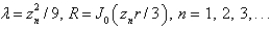 <strong>The solution of the eigenvalue problem is bounded, is </strong> A) B) C) D) E)